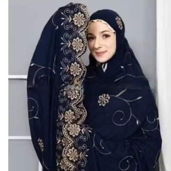 Mukena Dewasa Gracella Bordir Teratai Termurah Jumbo