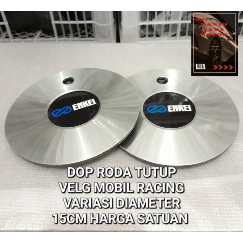 Jual Model Baru DOP RODA TUTUP VELG MOBIL RACING VARIASI LOGO ENKEI ...