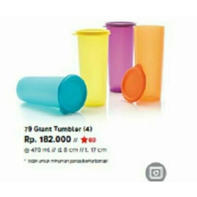 Jual Giant Tumbler Tupperware | Shopee Indonesia