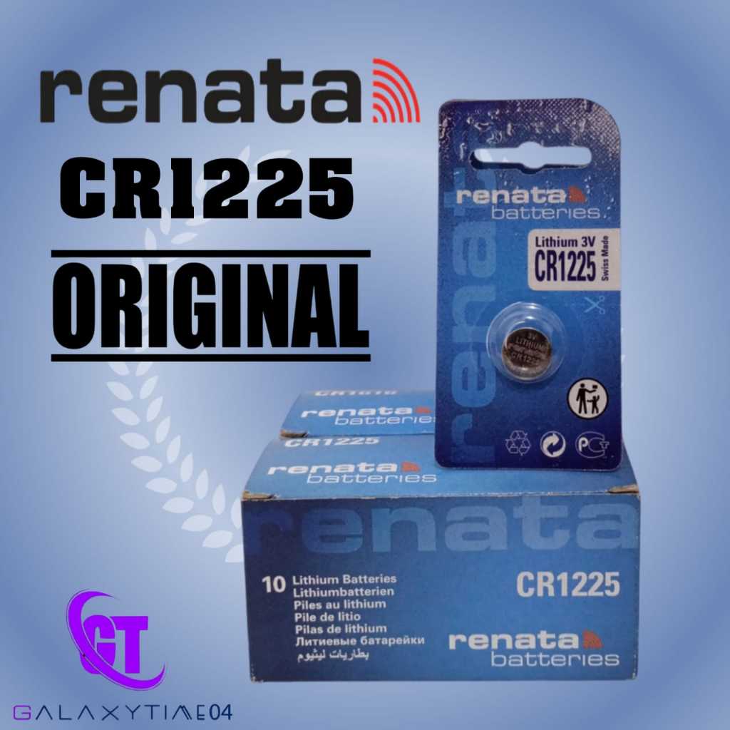 2 Renata Cr1225 Lithium Batterien 3V Zelle Münzknopf Br1225