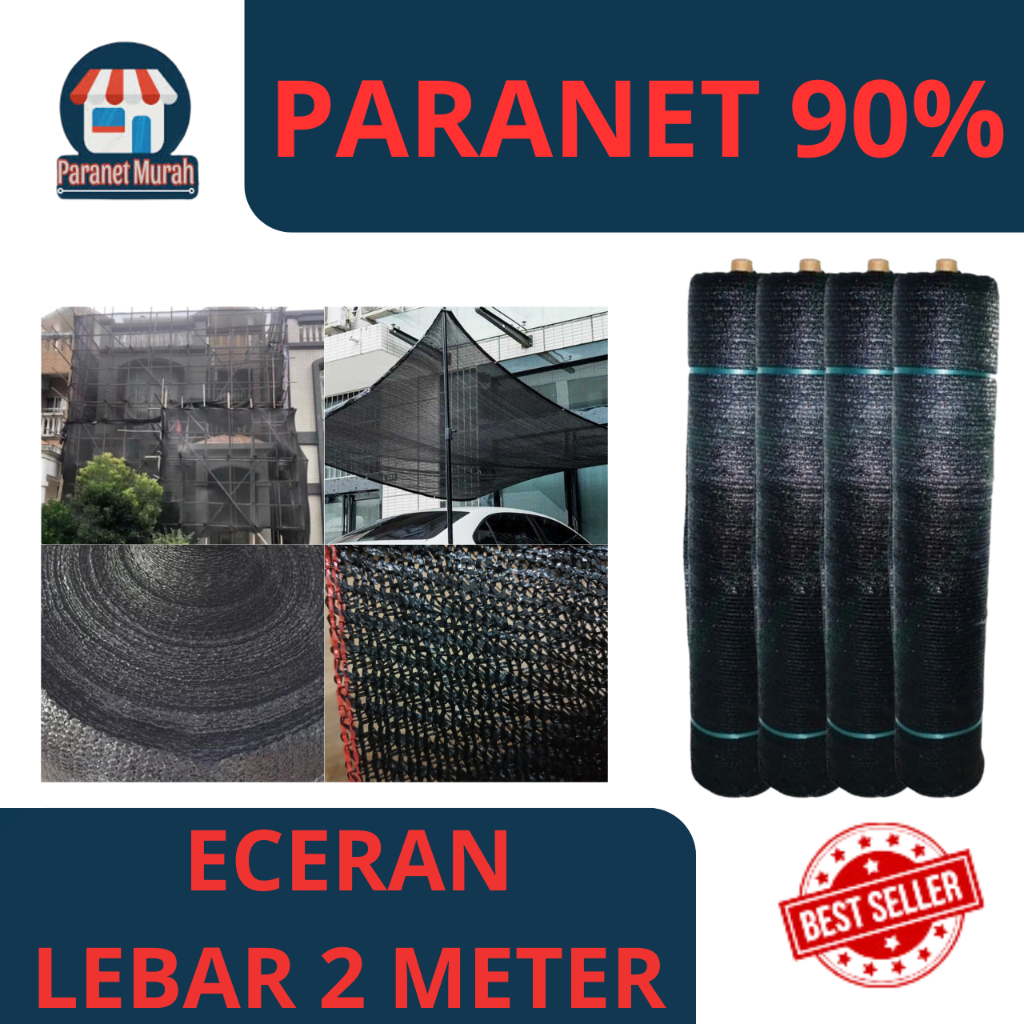 PARANET 90% ECER // LEBAR 2 METER // PENEDUH TANAMAN