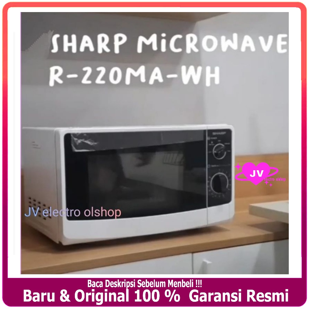 Jual SHARP Microwave R-220MAWH 20Liter - 450w / Microwave Low Watt ...