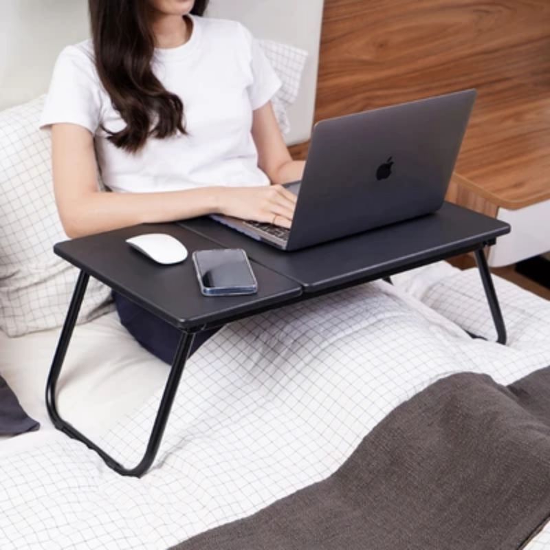 Jual Meja Laptop Lipat Dengan Mouse Pad - Hitam | Shopee Indonesia