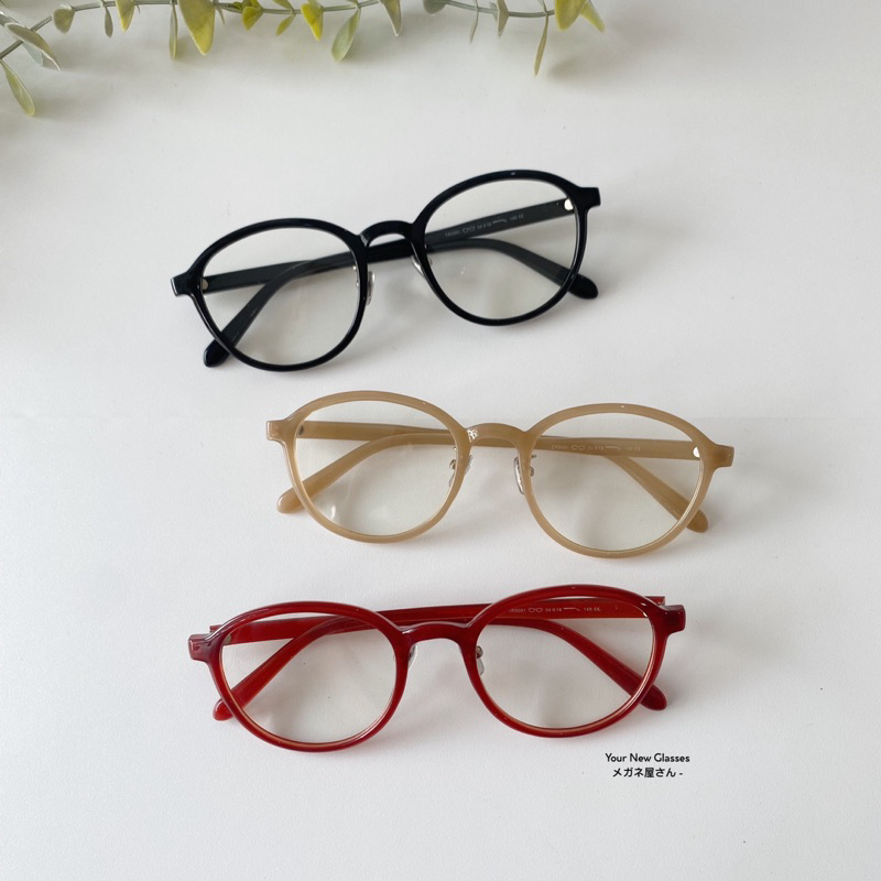 Jual yournewglasses — Frame Kacamata Bulat lentur 9091 Pria dan wanita ...