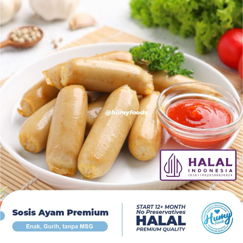 Jual SOSIS AYAM SAPI SMOKE MPASI Mini halal | Shopee Indonesia