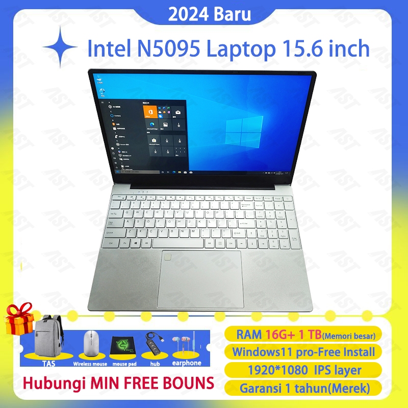 Jual [Cicilan 0%.]AST Laptop baru murah 15.6'' Pink/silver N5095 RAM 16