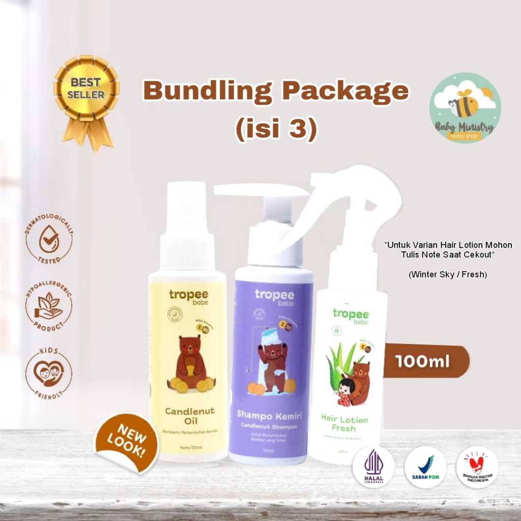 Jual TROPEE BEBE HAIR LOTION WINTER SKY (100 ML) TROPEE BEBE