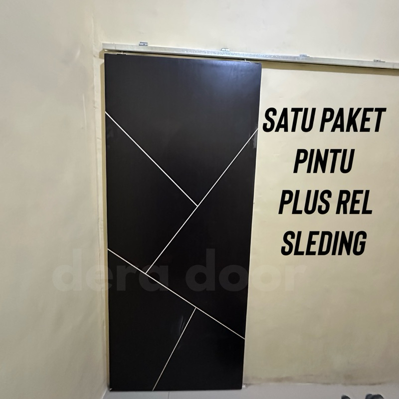 Jual Satu Paket Pintu Plus Rel Sleding Pintu Kamar Sleding Pintu Geser Pintu Dan Rel