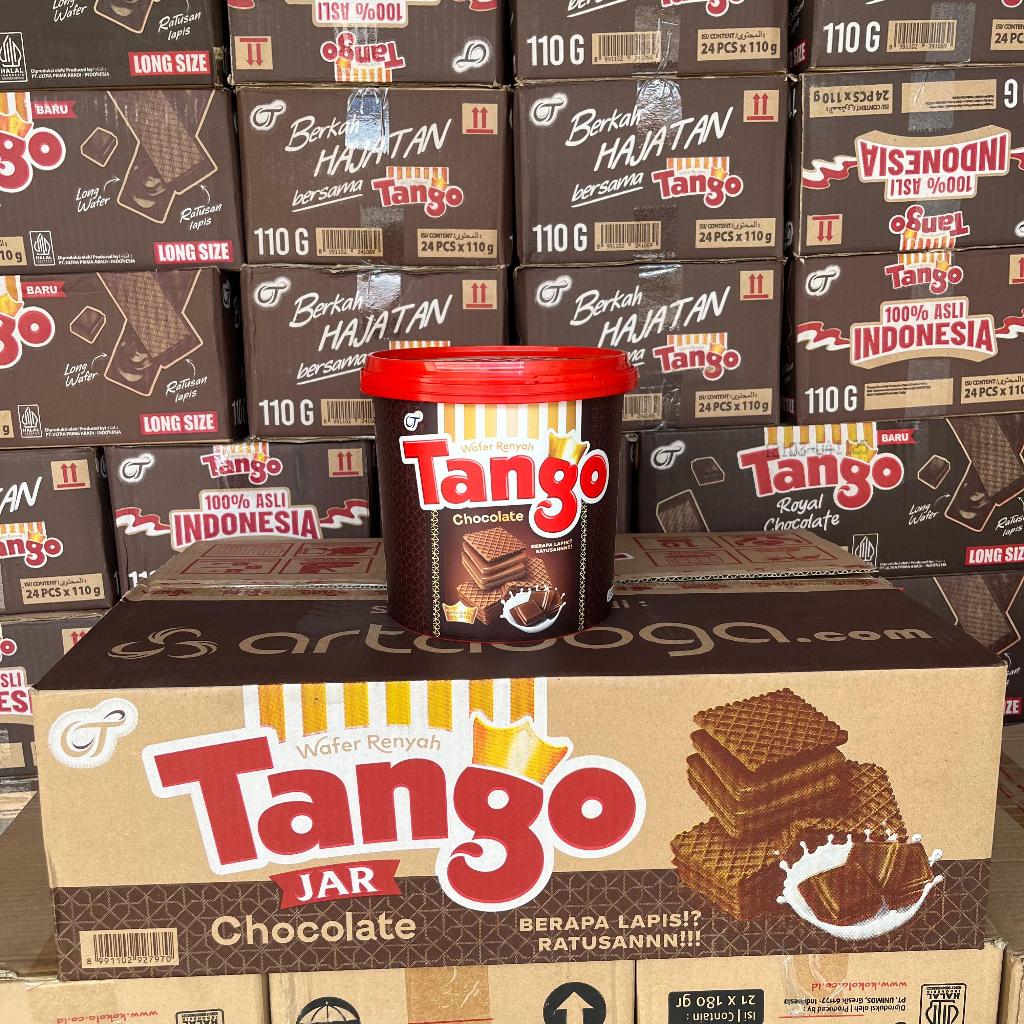 Jual tango dan waffle jar 240 gram 1 dus isi 6 toples | Shopee Indonesia