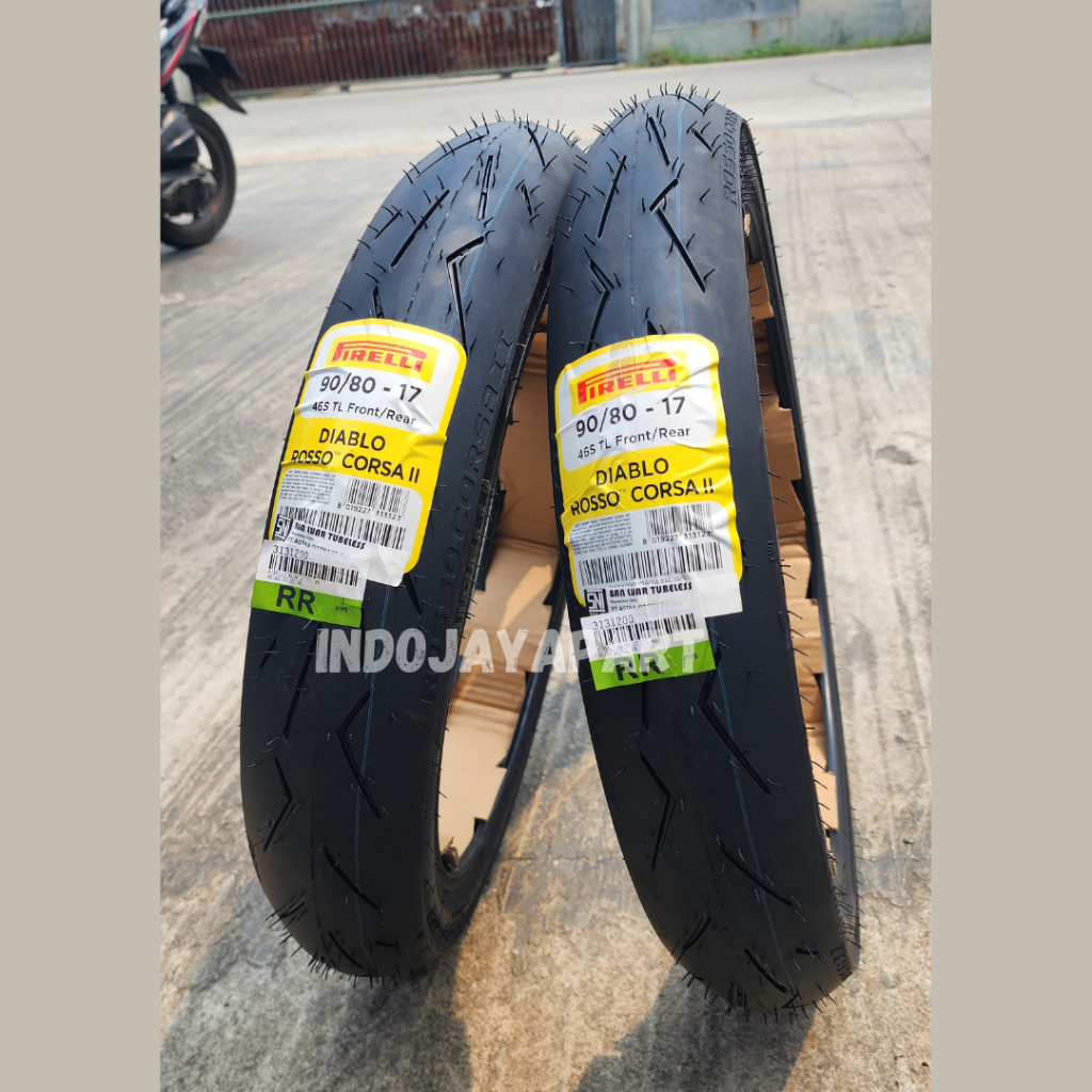 Jual [READY COD] BAN PIRELLI DIABLO ROSSO CORSA 2 ( 90/80-17 / 100/80 ...