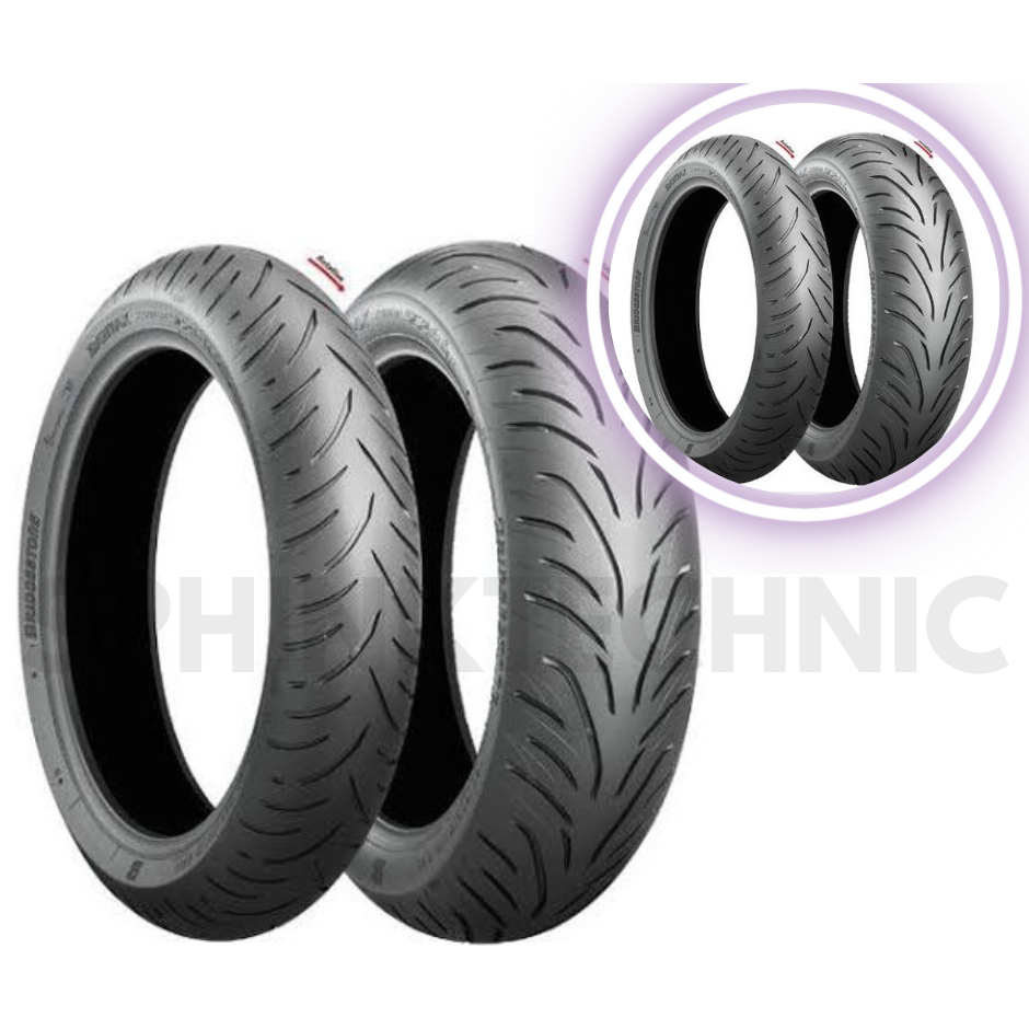 Cp Gomme Bridgestone Sc2 120/70/15 +160/60/15 Yamaha Tmax 500/530/560