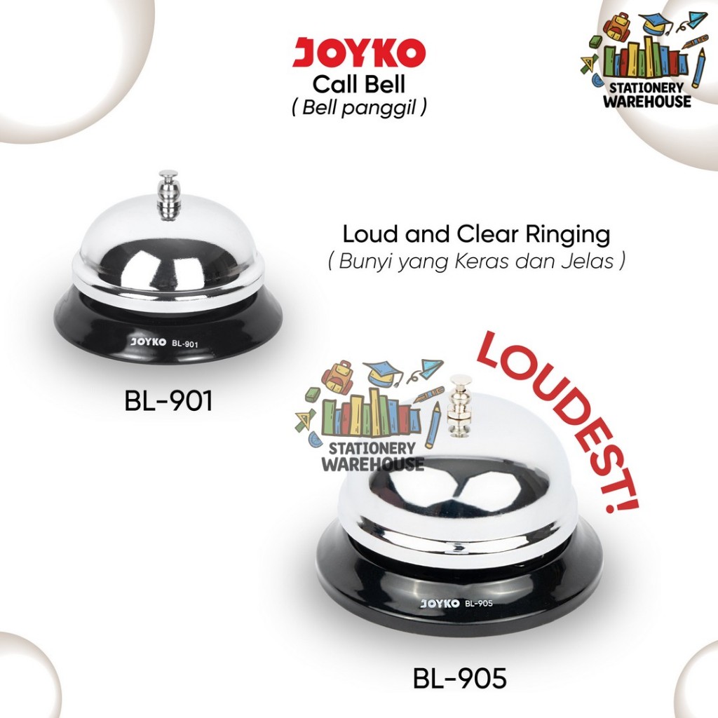 Jual Call Bell Bel Panggil Bel Meja Joyko BL-900 BL-901 BL-902 BL-905 ...
