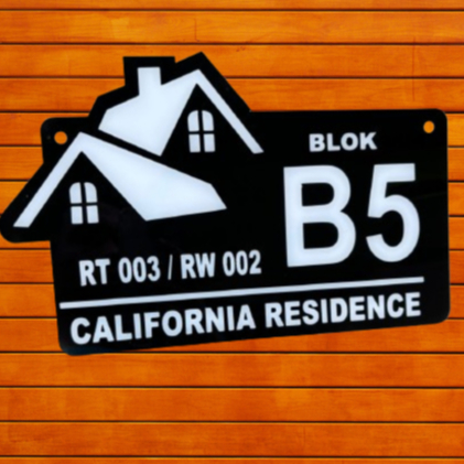 Jual PAPAN NOMOR RUMAH BLOK CUSTOM PERUMAHAN RT RW BLOK NOMER HIASAN ...