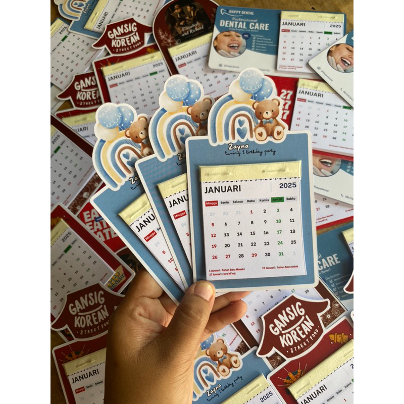 Jual KALENDER MINI MAGNET 2026 / SOUVENIR PERNIKAHAN / GIFT / HADIAH ...