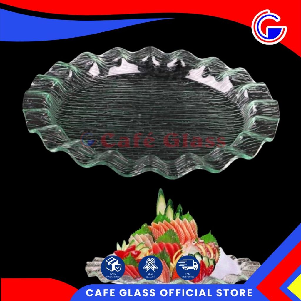 Mangkok Ringgik Transparan Akrilik -  Piring Saji Dessert Bulat Acrylic - Hotel Catering Luxury