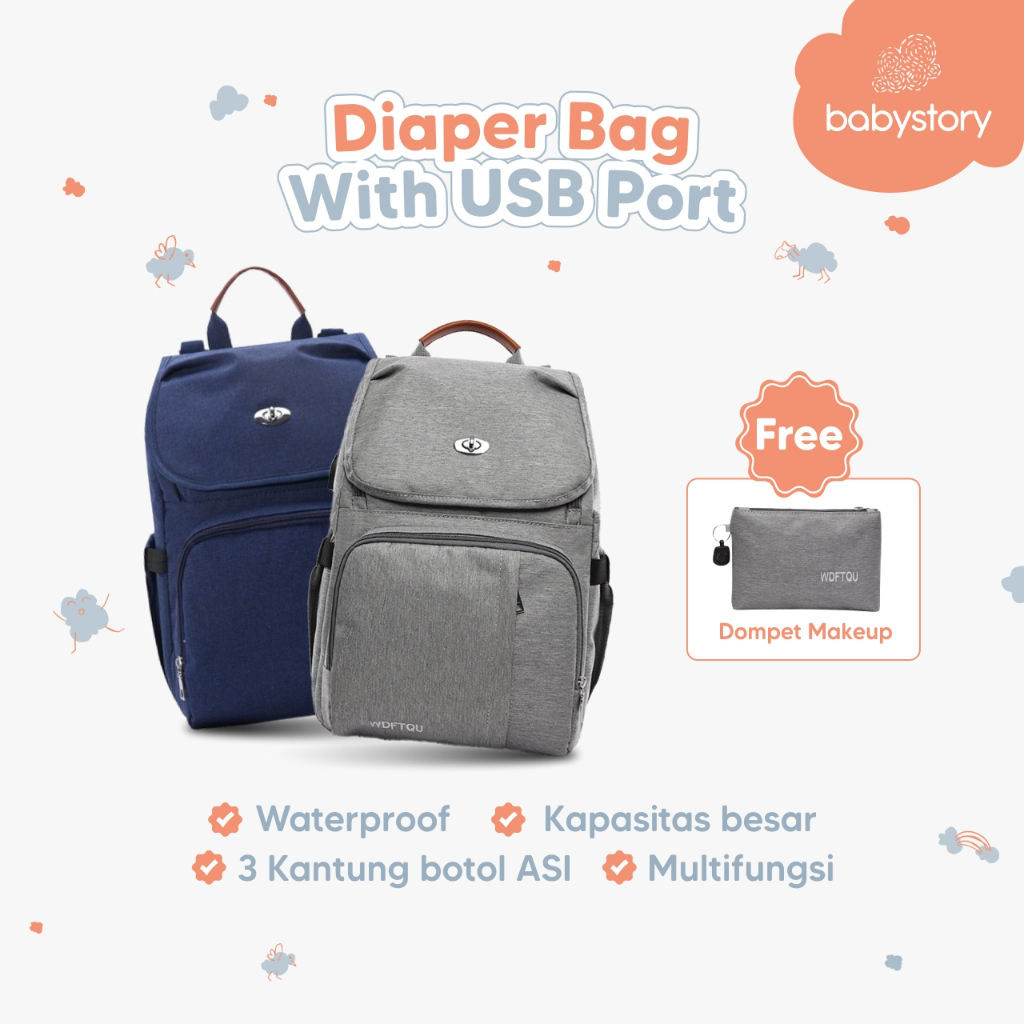 Jual Tas bayi diaper bag baby Tas Bayi Multifungsi Baby diapers