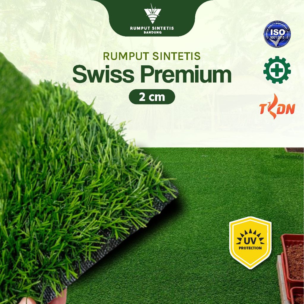 Jual Rumput Sintetis Swiss 2 Cm Cocok Untuk Segala Ruangan Lembut ...