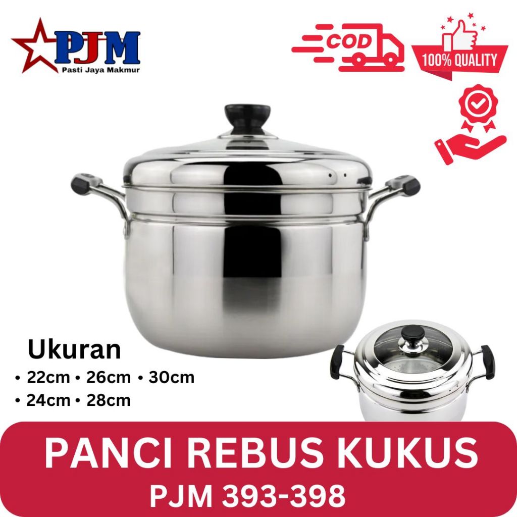 Jual PANCI REBUS KUKUS/Panci Rebus Kukus/Panci Kukus Steamer Stainless ...