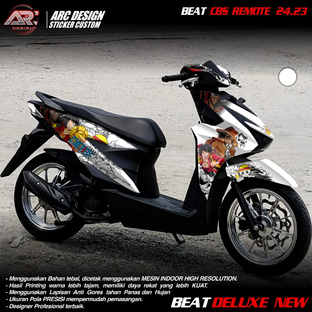 Jual (COD) TERBARU Decal Sticker Honda Beat CBS STREET Smart Key Remote ...