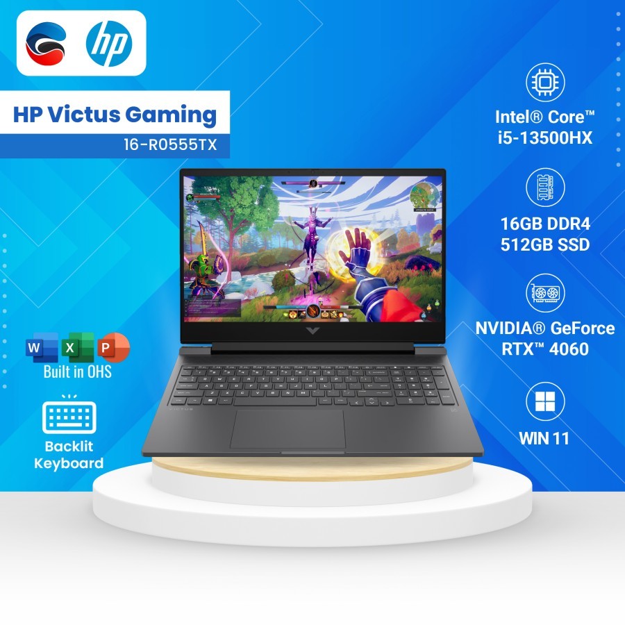 Jual HP Laptop Victus 16 R0555TX Intel Core I5 13500HX 16GB 512GB SSD ...