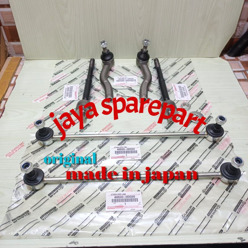 Jual Tie Rod End + Rack End + Link Stabil Yaris New Vios Gen2 2007-2012 ...