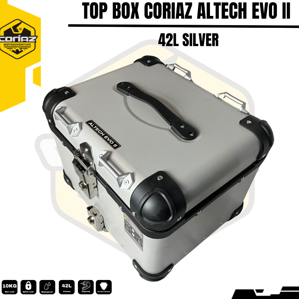 Jual Box Aluminium Coriaz Altech Evo II CF MOTO 450 MT | Shopee Indonesia