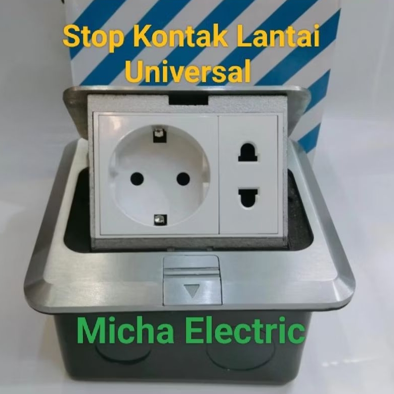 Jual Stop Kontak Lantai Tanam Universal Inbow/ Stop Kontak Lantai Tanam ...