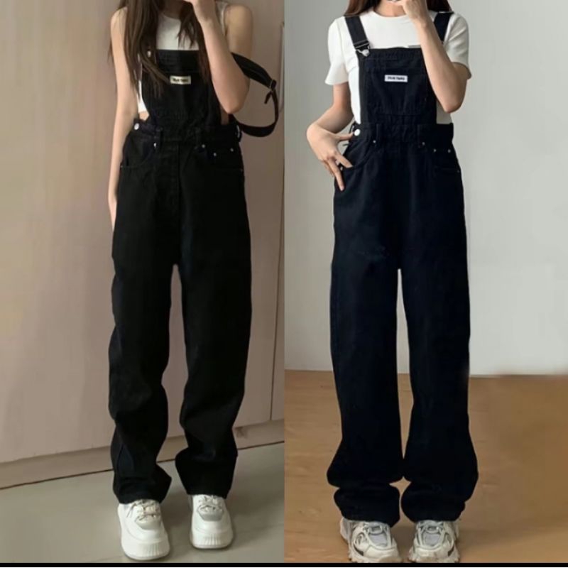 Jual Overall Jumpsuit Wanita New Korean Style Terbaru Baju Kodok Wanita Kekinian Shopee