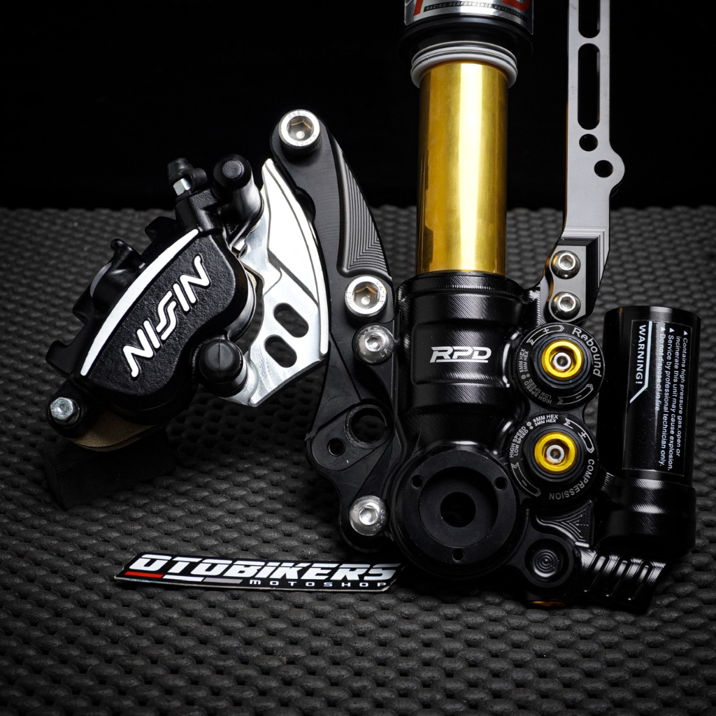 Jual BREKET CNC NMAX Aerox BUTTOM SHOCK USD RPD ( Untuk KALIPER Nissin ...