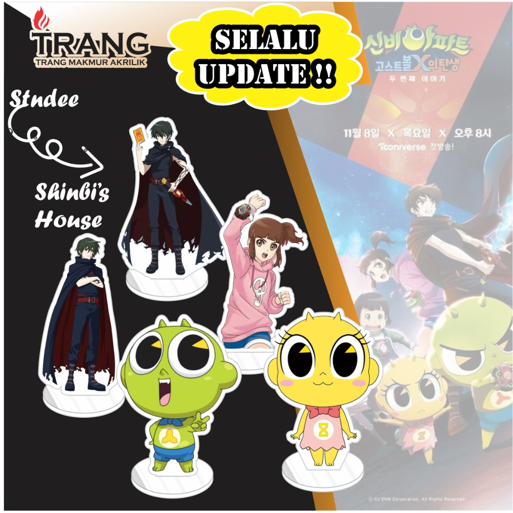 Jual Standee Figure Akrilik Shinbi House / Standing Action figure ...