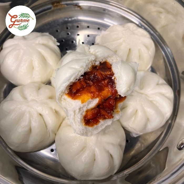Jual Cha Siew Pao Ayam Premium Dimsum Pao Chasio Ayam Merah Premium 12 ...