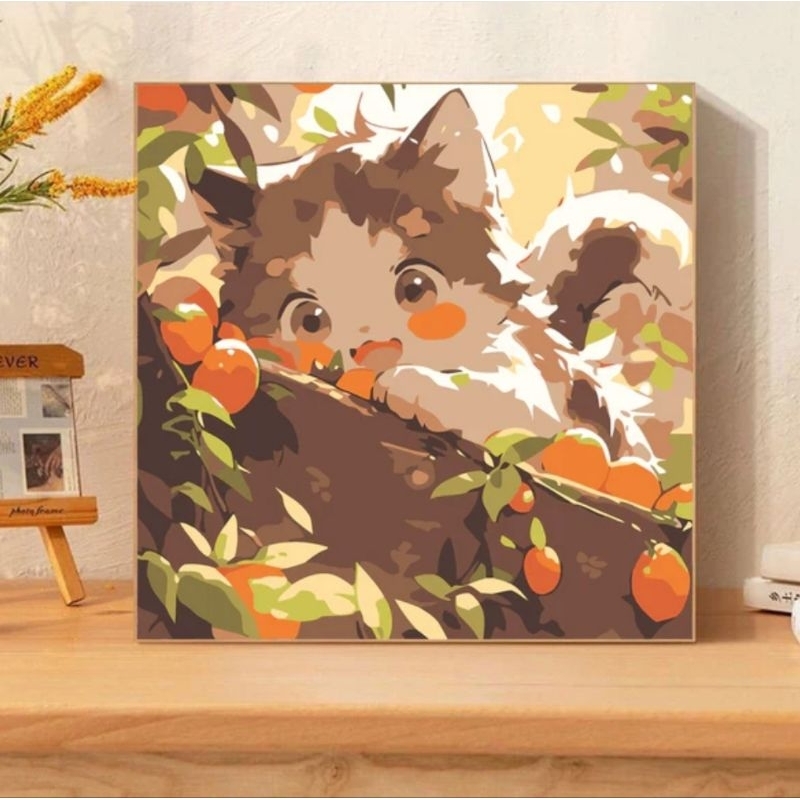 Jual Canvas Paint By Number Kit Digital Oil Painting DIY Lukisan 20 x ...