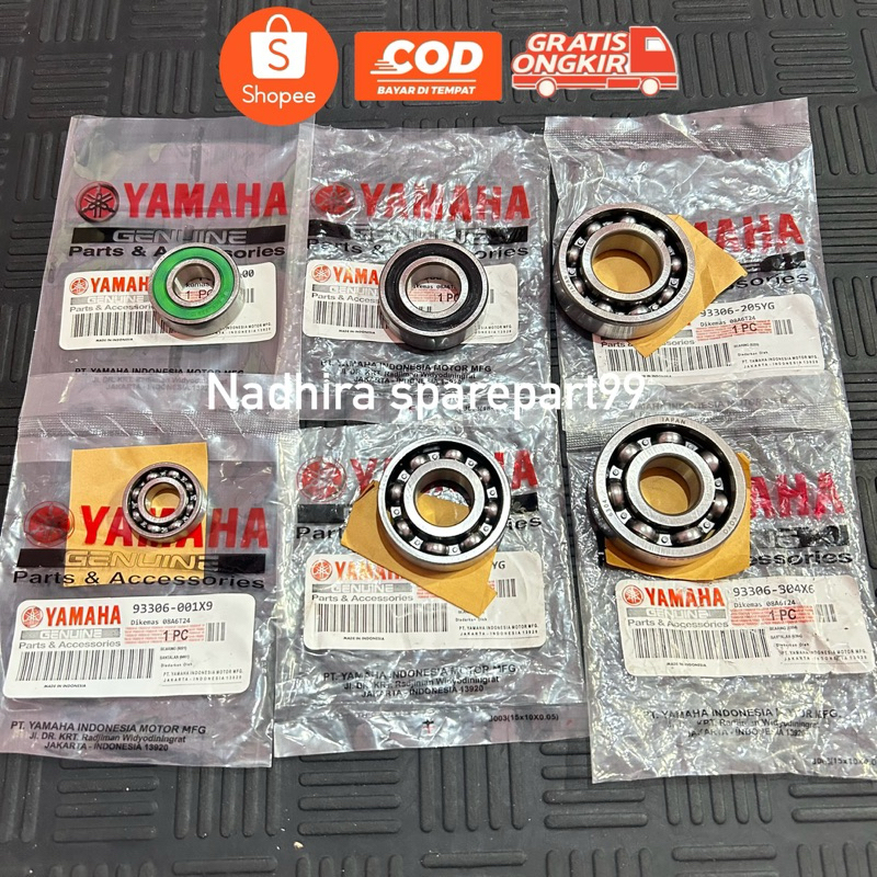 Jual Laher Bearing Kruk as+Laher Bearing rasio Gear box Jupiter z lam ...