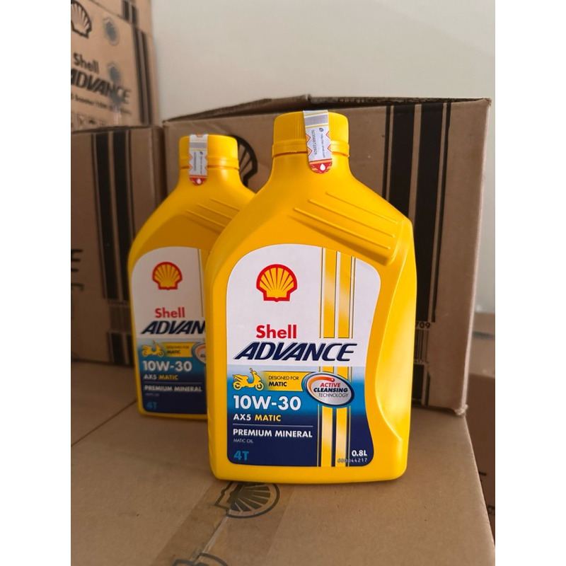 Jual Shell Advance 4T 10w-30 AX5 Matic 0,8L | Shopee Indonesia