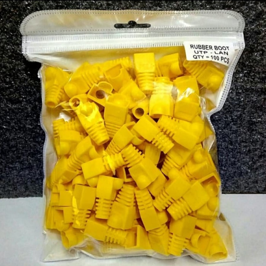 Jual Plug Boot Rj45 isi 100 Pcs | Shopee Indonesia