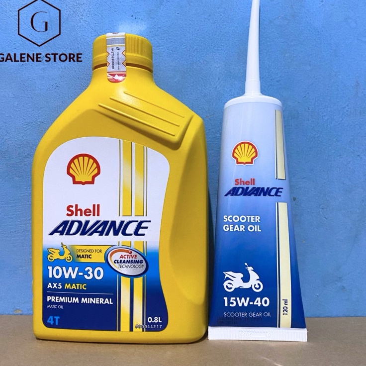 Jual First Now PROMO PAKET COMBO SHELL AX5 MATIC 1W3 8ML GEAR MATIC ...