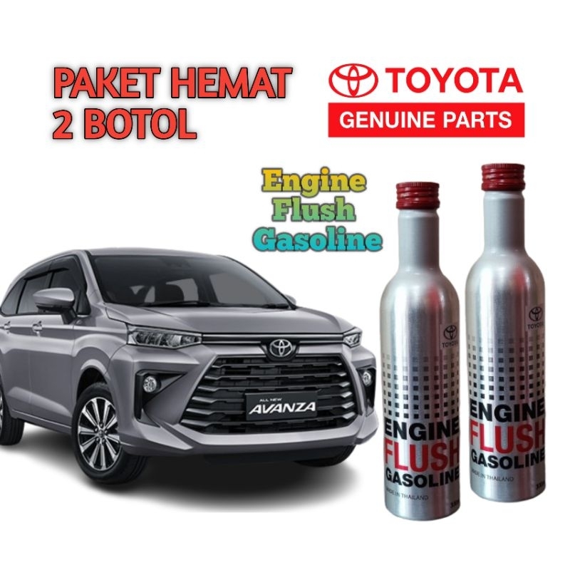Jual PAKET HEMAT 2 BOTOL Original Toyota Engine Flush Gasoline 300ml ...