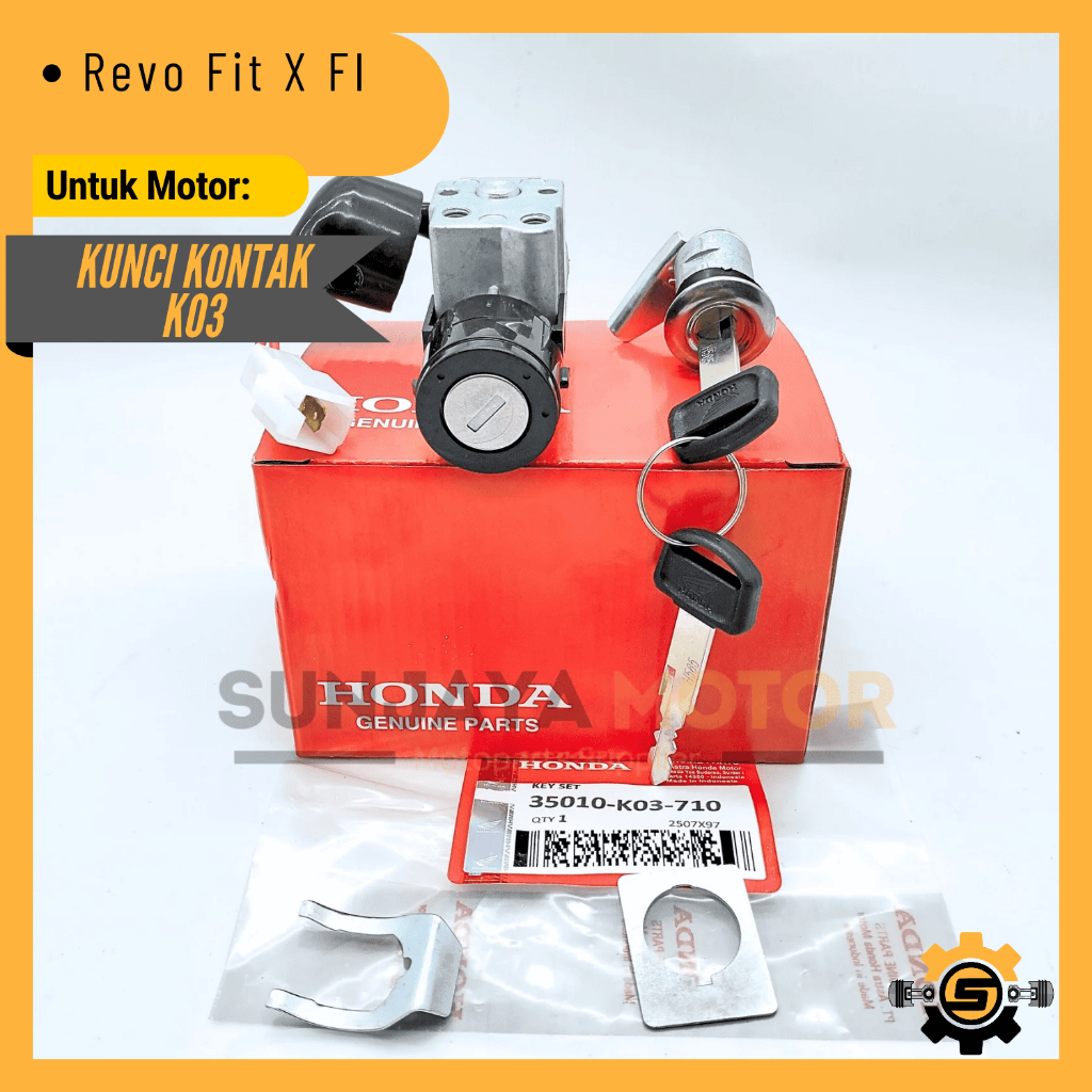 Jual Kunci Kontak Set K03 Keyset Original Honda Revo Fit X FI Injeksi ...