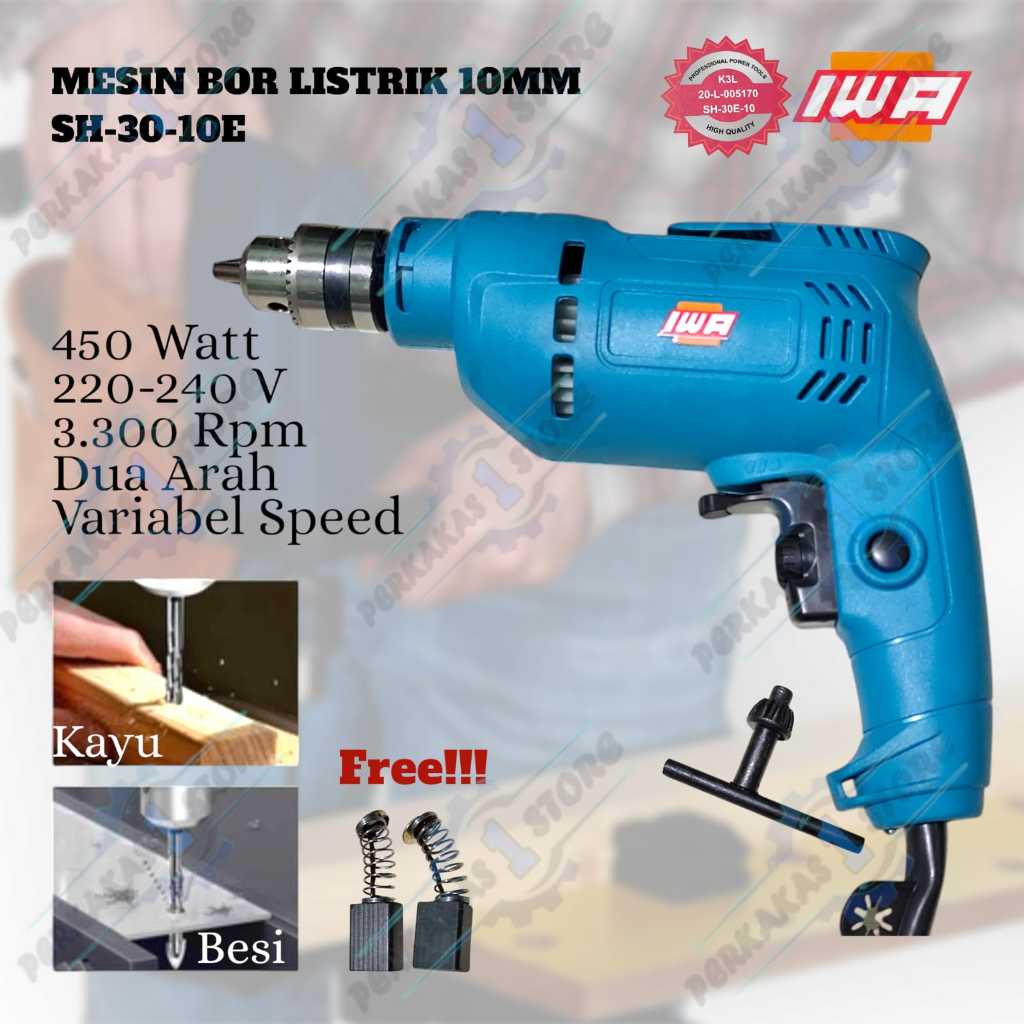 Jual IWA SH-30 Mesin bor listrik SH30 bor listrik Murah alat bor