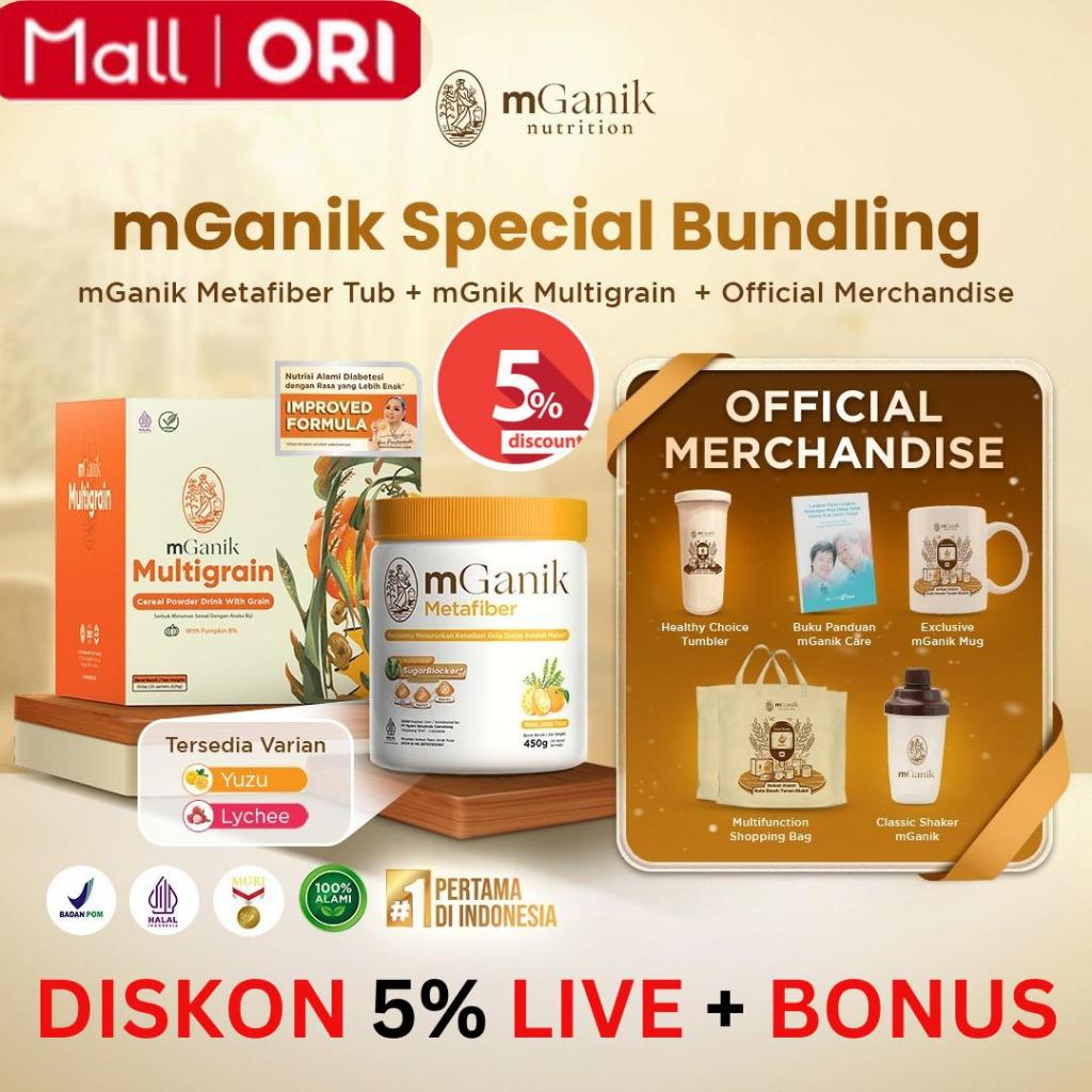 Jual mGanik Superfood 60 SACHET FREE SHAKER | Shopee Indonesia