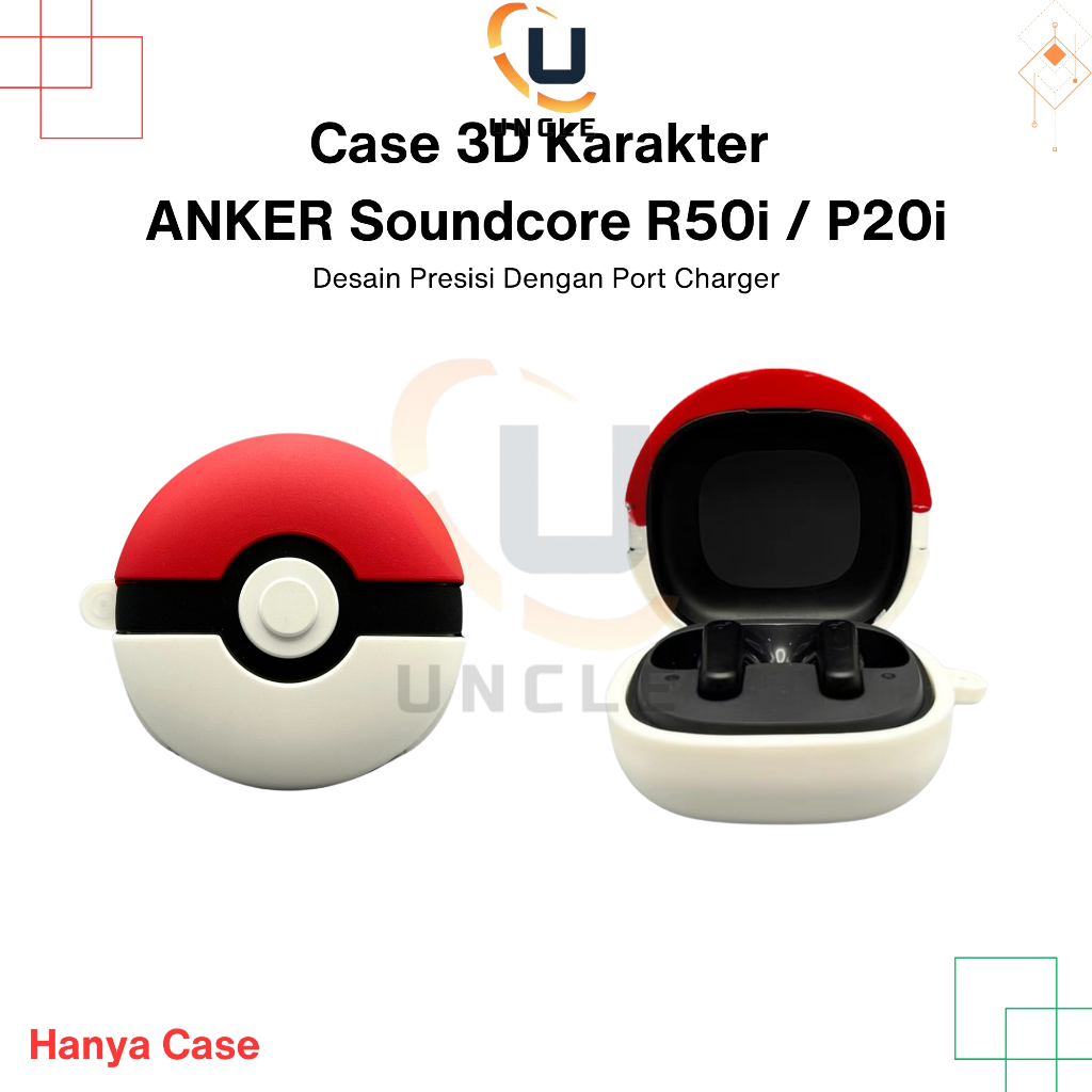 Jual Case Anker SoundCore R50i 3D Kartun Lucu Casing Earphone TWS ...