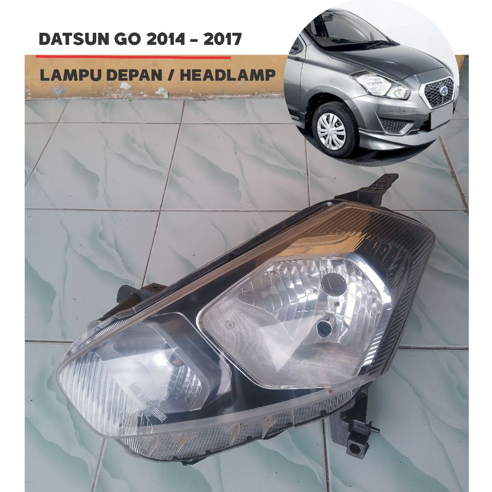 Jual Headlamp Lampu Depan Datsun Go 2014 2015 2016 2017 ORIGINAL ...
