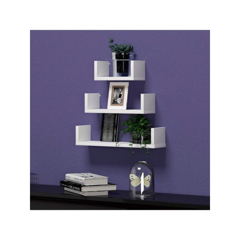 Jual LEBAR 15 CM. RAK MODEL U, ambalan rak dinding. rak buku, rak bunga ...