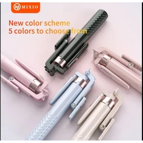 MIXIO A180 Quadpod Macaron 180CM Tripod Tongsis Bluetooth Premium Remote Multifungsi Selfie