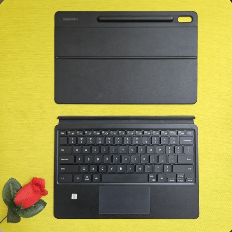 Jual Book Cover Keyboard Samsung Galaxy Tab S7 Fe S7+ S8+