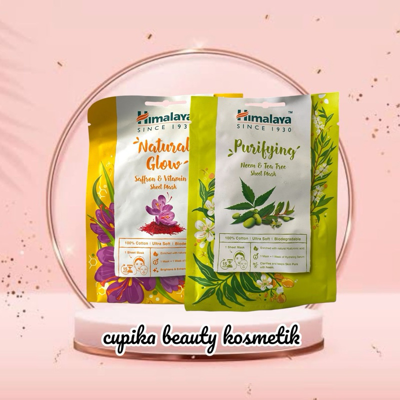 ci,z} HIMALAYA purifying neem & tea tree sheet mask - masker wajah tisu untuk merawat jerawat