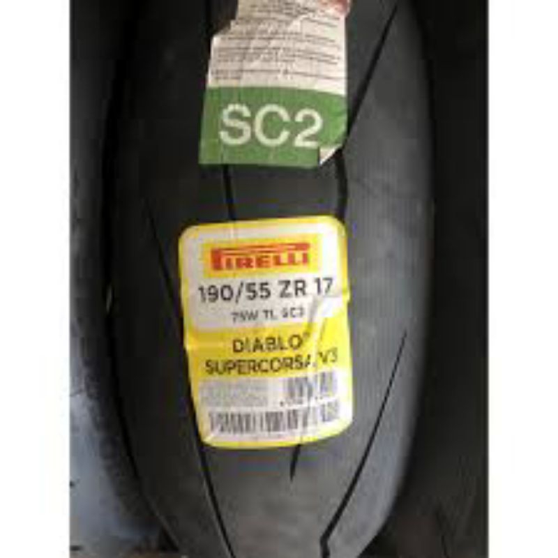 パーツ DIABRO SUPERCORSA V3 110/70/17 140/70/17 ピレリ ディアブロ スーパーコルサ V3 SC1 120/70ZR17 (バイク用