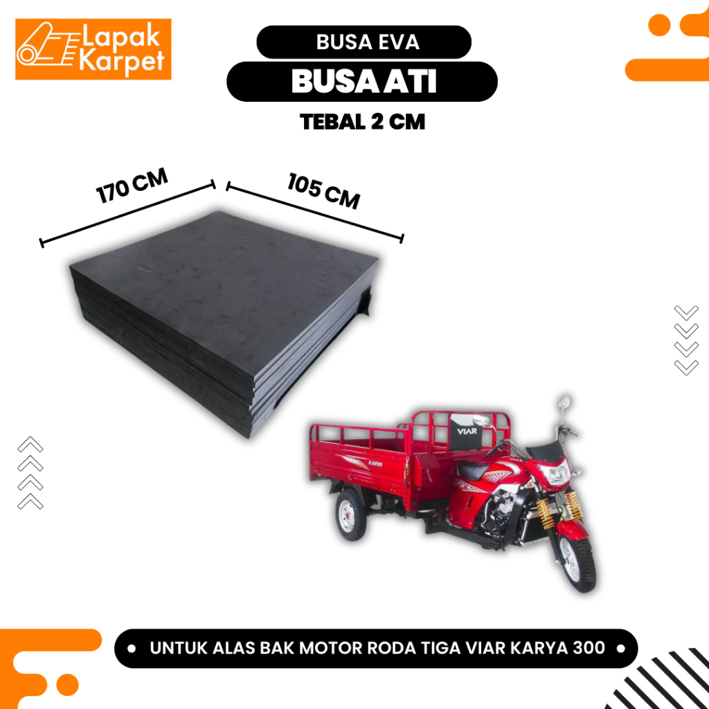 Jual Busa Eva / Busa Ati Untuk Alas Motor Tiga Roda Viar Karya 300 ...