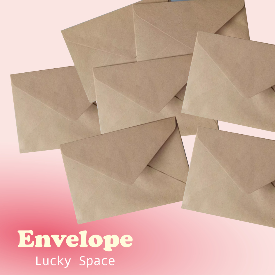 Jual Lucky Space Amplop Craft 4 Pcs/ Vintage Envelope Ukuran A5 A6 B7 ...