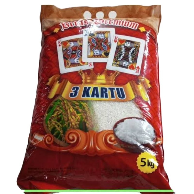 Jual [Beras] King / 3 Kartu 5kg - Beras Super SLYP | Shopee Indonesia